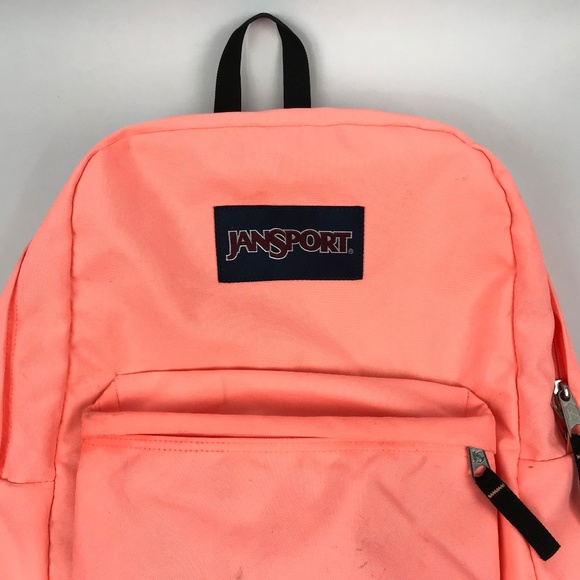 Price firm! Jansport Travel Backpack Peach Pink - Picture 2 of 8
